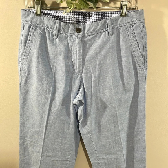 Talbots Relaxed Chinos in Newport Chambray 6P - Picture 4 of 15